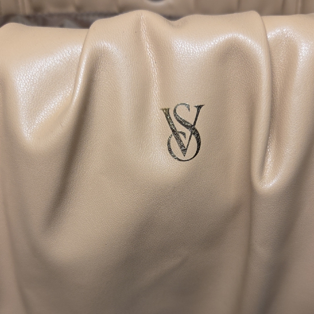 Victoria's Secret Beige Leather Bag